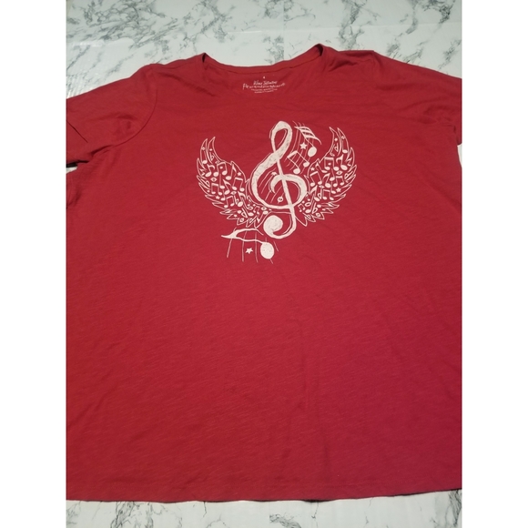 torrid Tops - Torrid Red Music Note Tee